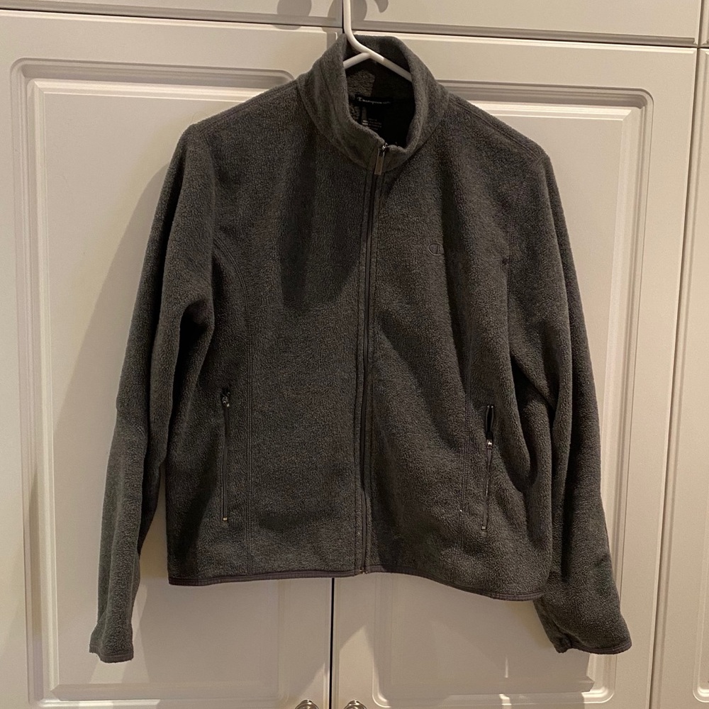 Champion Ladies Fleece Zip Up Jacket Size Small